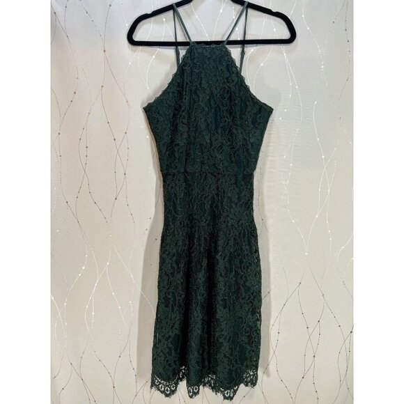 Trina Turk Green Broadway Lace Midi Dress $378 - Picture 7 of 11